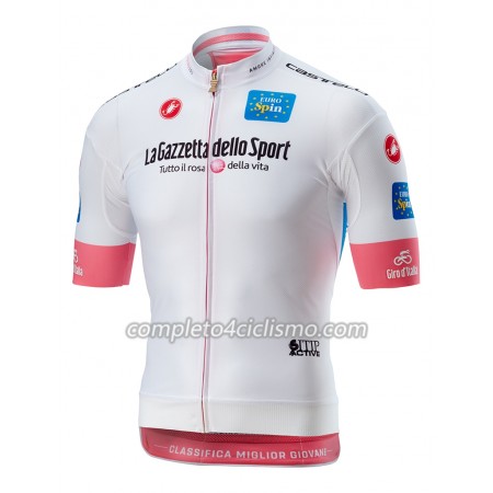 Maglia Bianca 2018 Giro d'Italia  Manica Corta